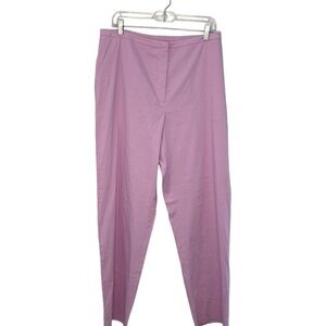 Eileen Fisher lavender pink linen dress‎ pant, size lg - PRICE REDUCED